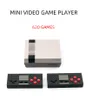 미니 TV 비디오 게임 U-Box Consoles 슈퍼 클래식 NES FC 620-in 레트로 패밀리 게임 콘솔 2.4G 더블 핸드 헬드 무선 게임 패드