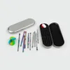 Wax Dabber Tool Dab Kit Set Scatola di alluminio Imballaggio per accessori per fumatori Dry Herb Vaporizzatore Penna Atomizzatore Chiodo in titanio