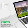 USB-C до USB Type-C Кабели с микросхемой E-MARK для MacBook Xiaomi Redmi Note 8 Pro Быстрая зарядка 4.0 PD 60W Быстрое зарядное зарядное зарядное устройство S11