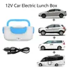12-24V портативный электрический авто автомобиль с подогревом на обеденный ящик Bento ящики еда рисовая контейнер теплый для школьного офиса домашняя посуда 201209