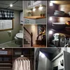 LED Sensor Nachtlampje Closet Lights Batterij Operated Stick-on LED Motion Sensor Wandlamp Cabinet Trappen Licht