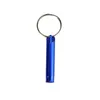 Aluminium Mini Whistle Outdoor Survival Outdoor Keychain Whistle Training Tool Highpitched Multifunktionell livräddande EDC Equipmen7846951
