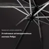 Nouveau 120cm Big automatique qualité pluie femmes 3 pliant coupe-vent grand parapluie extérieur pour hommes femme paraguas parasol 201218