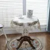 Orgulhoso rosa europeu de luxo tabela pano lace fios de chá tampa sofá toalha de casa decoração de casa tv gabinete retangular toalha de mesa lj201223