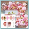 Kawa Brązowy Balloon Garland Arch Kit Urodziny Dekoracje Kids Latex Baloon Baby Shower Teddy Bear Theme Ballon Decor 220226 Drop