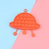 Zabawki Kolorowe UFO w kształcie UFO Push Bubble Anti Stress Educational Children and Adults Toy Bubblesa04a217358504
