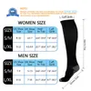 Chaussettes de Compression Crossfit chaussettes pour varices femmes hommes varices soulagement des jambes douleur genou haut Stockings1292T