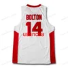 Zac Efron Troy Bolton East High School Basketball Jersey Men's Sichled White Any rozmiar XS-5XL Nazwa i numer