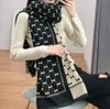 Podwójne boki Dual Color Tassel Scarf Pashmina Moda Zagęścić Dwustronna Dwustronna Klejnota Druku Szalik Szal Dorywczo Christmas Gifts LY12182