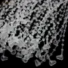 Garen 5000 stks transparante beveiligingsdas 7 "kledingstuk hang tag knot string plastic kogelkoorden voor prijslabel