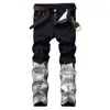 Denim Designer Moto Bike Jeans de alta calidad para hombres Tamaño 28-38 40 42 2021 Primavera de otoño Hip Hop Punk Streetwear G0104