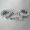 NXY Sex Adult Toy Super Heavy Thick Stainless Steel Hand Cuffs Slave Bdsm Bondage Wrist Restraints Metal Handcuffs for Games Fetish Toys1216