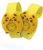 어린이를위한 만화 동물 실리콘 스마트 시계 어린이 애니메이션 팻 시계 22mm 방수 웨어러블 어린이 전자 시계 도매