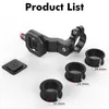 Szybka Lock Odinstaluj Motocykl Bike Holder Stand Stand Support Moto Rower Kierownica Uchwyt do Xiaomi iPhone Samsung