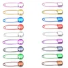 50pcs Mixed Color Baby Safety Pins Round Head/Square Head Stainless Steel Needles Safety Pin Brooch Sewing Knitting accessories