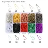 100 sztuk Czarne Szpilki Bezpieczeństwa Mieszaj inne Sztuki i Rzemiosło Metalowa Pin Blokowanie Knitting Marker Tag Klipy Hangtag DIY Narzędzia do szycia Igła Mini Ubrania Pinki do narzędzi Craft