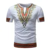 Fashion African Dashiki Print Men T Shirt Brand Casual Slim O-neck Short Sleeve T-shirt Men Hip Hop Tops Tees Mens Clothing 210319