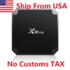 سفينة من الولايات المتحدة الأمريكية X96 MINI TV Box Android 7.1 1GB RAM 8GB ROM H.265 AMLOGIC S905W QUART CORE 4K X96MINI