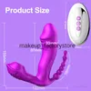 Massage 3in1 Wireless panty Vibrator Wearable zuigen GSPOT -clit stimulator verwarmde vagina anale plug orgasme dildo vrouwelijk seks speelgoed5360651