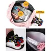 sports gym bag for women yoga swim travel duffel bags weekender with wet pocket shoes compartment shoulder strap255I