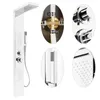 Bathroom Shower Sets Luxury Black/Brushed Faucet Panel Column Bathtub Mixer Tap With Hand Screen Faucets