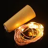 10X include battery 2M 20LED Copper Wire String Light with Bottle Stopper for Glass Decoration Christmas string lights Y201020