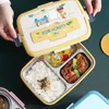 Boîte à déjeuner en acier inoxydable pour étudiants, assiette à dîner portable isolée pour enfants, boîtes à bento scellées, récipient alimentaire