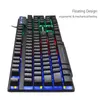 Ensemble clavier et souris lumineux T6, pour ordinateur de bureau, jeu, sensation robotique, combo clavier et souris