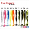 10pcsbag 7cm 2g Shiner Soft Lure Shad Wobbler Sile Bait Sea Worm Swawbait Streamer Artifi rji Hairlippers20115389659