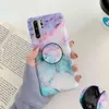 Gradient Marble Phone Cases For Samsung S21 Plus S20 S10e S10 S9 S8 Plus Note 10 9 8 Flexible Folded Holder Soft Cover