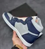 Top 1 High 85 Georgetown Men Basketball Shoes 1s College Navy Summit White-Tech Gray Womens Outdoor Shooters BQ4422-400 with Box294i