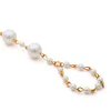 Anklets Elegant Korean Simulated Pearl With Toe Ring For Women Yoga Foot Jewelry Ankle Chain Turkish Barefoot Beach XR1769 Marc22