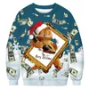 Men's Sweaters Clown Ugly Christmas Sweater Men Women Holiday Crewneck Sweatshirt Pullover Autumn Winter Xmas Jumpers Tops