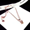 Original Collar Pandora Pendant 925 Sterling Silver Guld Halsband för kvinnor Zircon Choker Clavicle Chain Trendy Fine Smycken