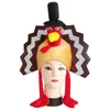 Nyaste Thanksgiving Turkiet Julhattar Kyckling Xmas Hat Party Gåva för barn Vuxna C70814a