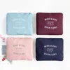 Foldable Travel Storage Bag Airplane Luggage Bags Underwear Shoes Bra Clothing Storages Packs Waterproof Oxford Cloth WH0194