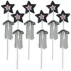 Party Black Stars Fairy Wand Scepter favors Holiday Festives Halloween Christmas Performance Props