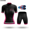 SPTGRVO 2021 Uniformes de Ciclismo Mulheres Ciclistas Outfit Bicicleta Vestido MTB Roupas Femininas Kit Esportes Ciclismo Terno Mujer