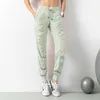 2024Breathable Sports Pants Gym Clothes Women's Joggers Quick Dry Slim Loose Running Training Fiess Leggings Nine Point Pocket Casual Trouses