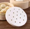 Baking Tools 400pcs/lot Bamboo steamer steaming papers release paper 16 size vegetables dim sum pot steamers nonstick baking-pan liners SN3014