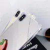 Handyhüllen Spiegelhülle für Samsung Galaxy S10 süße weiche TPU stoßfeste Abdeckung Note 9 8 S8 S9 S10E Plus