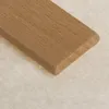 Sleutelhangers blanco houten sleutelhanger Rechthoekvormige sleutel-ID kan worden gegraveerd DIY-sleutelring Onvolledig hout voor ambachten