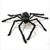 50%off For Party Halloween Decoration Black Spider Haunted House Prop Indoor Outdoor Giant 3 Size 30cm 50cm 75cm