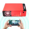 Smart T6 Projector LCD1280*720 proyector With mobile phone connected on the same screen