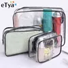 Nxy Cosmetic Bags Sac ￠ Cosm￩tiques Transparent De Voyage En Pvc Sacs Maquillage Transparents Fermeture ￉clair Pour Femmes ￉tui Beaut￩ Organisateur 220302