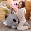 Dormir Koalas Peluche Jouet Couché Animaux Dormir Compagnon Peluche Poupée Rose / Gris Super Doux Réconfortant Enfants Cadeau 4 Tailles 210724