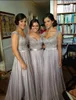 부르고뉴 산호 레이스 신부 들러리 드레스 가운 2021 할인 캡 슬리브 긴 시폰 신부 들러리 드레스 하녀 명예 드레스 이브닝 드레스