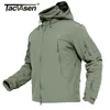 TACVASEN Hiver Militaire Polaire Veste Hommes Soft Shell Veste Tactique Imperméable Armée Vestes Manteau Airsoft Vêtements Coupe-Vent 210923