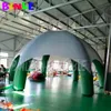 Tente araignée gonflable verte et grise de 8 mètres, tentes d'exposition mobiles extérieures pour événements