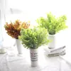 Flores decorativas Guirnaldas Planta verde Hierba Plantas artificiales florales falsas Suculentas Decoración Flor de plástico SF47433